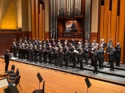 Performing with Seattle Pro Musica at the 2022 AGO Convention Closing Concert